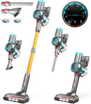 ORFELD Cordless Vacuum Cleaner, 450W/35Kpa Stick Vacuum with Self-Standing, Max 60Mins Runtime, Vacuum Cleaners for Home with LED Display, 6 in 1 Cordless Vacuum for Carpet Hardwood Floor Pet Hair