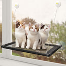 Cat Window Perch, ORFELD Cat Hammock Window Seat L 24" x W 15", Safety Cat Shelves, Black