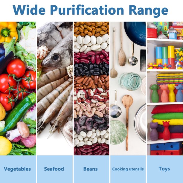 Fruit and Vegetable Cleaner Machine, CAUTUM Wireless Food Washing Machine for Cleaning Fruit, Meat, Toys