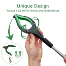 ORFELD 32" Extended Foldable Reacher Grabber, Easy to Use Trash Pick up Tool Reaching Aid, Garden Nabber Reacher Picker
