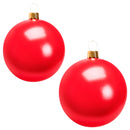 Christmas Inflatable Ornaments, 30" CAUTUM Oversize PVC Home Decorations Festive Gift Balloons Red