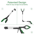 ORFELD 32" Extended Foldable Reacher Grabber, Easy to Use Trash Pick up Tool Reaching Aid, Garden Nabber Reacher Picker