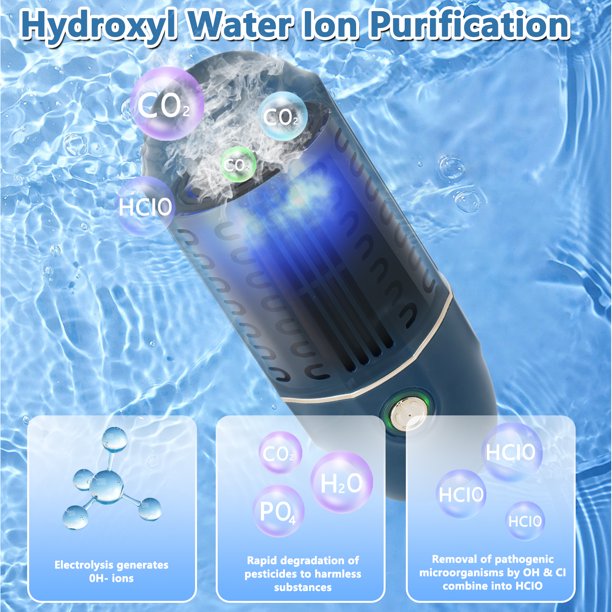 Fruit and Vegetable Cleaner Machine, CAUTUM Wireless Food Washing Machine for Cleaning Fruit, Meat, Toys
