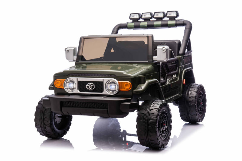 SaveJoy 24V 2 Seater Ride on Toys for Toddlers, TOYOTA FJ Electricos Cars for Kids with Remote Control