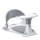 Baby Bath Seat, Baby Bathtub Seat with Thermometer Display/Anti-Slip Cushion/4 Suction Cups, Bath Seat for Babies 6 Months & up, Infant Bath Seats for Babies Toddlers,Baby Bath Chair Shower