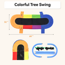 SaveJoy Outdoor Swing, Giant Tree Swing for Kids Todderls Adults