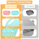 Air Fryer Silicone Liners, CAUTUM 2 Pack 8.3inch Reusable Baking Basket, Kitchen Airfryer Square Pot