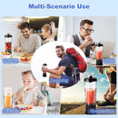 ORFELD Personal Portable Blender, Small Kitchen Appliances Blender Cup for Shakes and Smoothies Rechargeable Shaker Bottle, 20oz