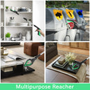 ORFELD Grabber Tool 32" Steel Magnetic Claw with LED Light, Lightweight Foldable Reacher Grabber Pickup Tool, Gripper Grabbers for Elderly Grab it Reaching Tool Trash Picker Grabber, Green