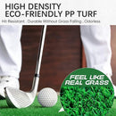 ORFELD Golf Hitting Mat, 5x3ft Home Golf Turf Practice Mat for Hitting, Chipping and Driving with 3 Rubber Tees