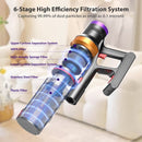 ORFELD Cordless Vacuum Cleaner, 35Kpa Powerful Stick Vacuum for Hard Floor Carpet Pet Gold, SV30