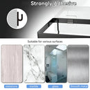 Orfeld 14 Pack Large Capacity Shower Caddy with 4 Hooks, Rustproof Bathroom Organizers for Inside Shower,No Drilling for Bathroom Storage,Rack black