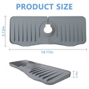 Silicone Faucet Mat for Kitchen, Sink Splash Guard, Sink Draining Pad Behind Faucet, Kitchen Sink Accessories, Faucet Absorbent Mat