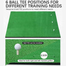 ORFELD Golf Hitting Mat, 5x3ft Home Golf Turf Practice Mat for Hitting, Chipping and Driving with 3 Rubber Tees