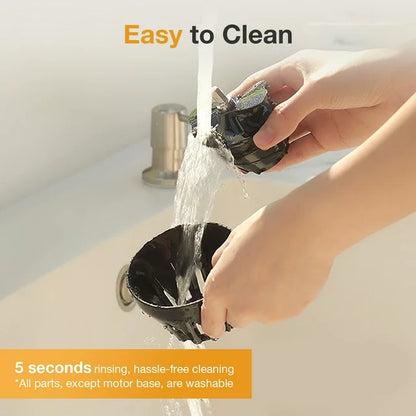 ORFELD Juicer Machine, Slow Masticating Cold Press Juicer for Fruits and Vegetables, BPA-Free, Black