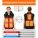 Men's Heated Vest with Battery Pack (Black,L)