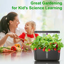 8Pods Hydroponics Growing System Indoor Garden Kit With LED Grow Light and Silent Pump