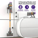 ORFELD Cordless Vacuum Cleaner, 35Kpa Powerful Stick Vacuum for Hard Floor Carpet Pet Gold, SV30