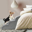 CAUTUM Dog Stairs 3 Tier Non-Slip Pet Stairs Dog Ramp for Couch and Bed, Dog Stairs for Small Pets Cats