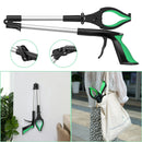 ORFELD Grabber Tool 32" Steel Magnetic Claw with LED Light, Lightweight Foldable Reacher Grabber Pickup Tool, Gripper Grabbers for Elderly Grab it Reaching Tool Trash Picker Grabber, Green