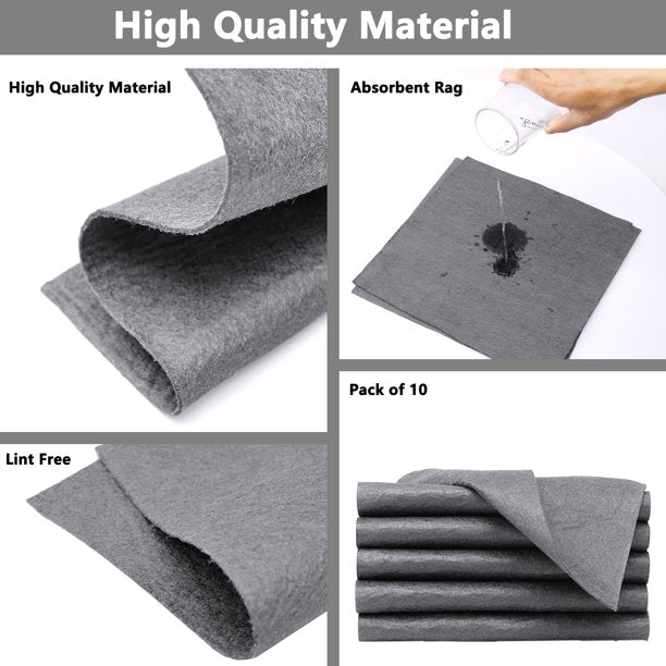 5Pcs Thickened Magic Cleaning Cloth, Microfiber Glass Cleaning Cloths,  All-Purpose Microfiber Towels, Streak Free Reusable Microfiber Cleaning Rag  for
