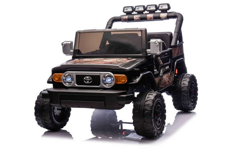 SaveJoy 24V 2 Seater Ride on Toys for Toddlers, TOYOTA FJ Electricos Cars for Kids with Remote Control