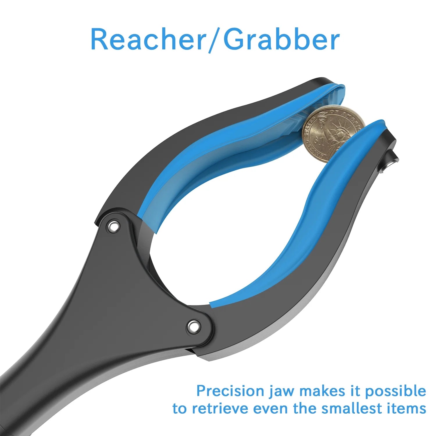 Heavy Duty Trash Reacher Grabber – 32in, 140lb Capacity, Rotating Head, Ergonomic Handle
