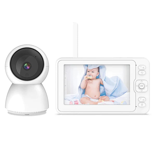 CAUTUM Video Baby Monitor, Indoor Security Camera for Baby Monitor, 720p HD Resolution, Lullaby Player