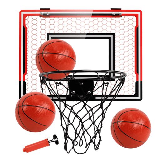 SaveJoy Indoor Basketball Hoop, over the Door Basketball Hoop with Balls, Mini Hoop for Kids Toddlers Boys 2-4-8
