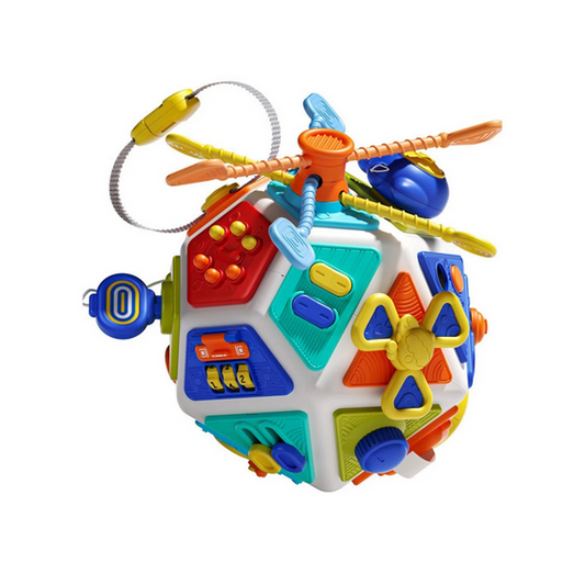 SaveJoy 22-in-1 Montessori Activity Cube,Baby Busy Toy for Toddler,Infant Sensory Interactive Toys 6-36 Months,Ideal Birthday Christmas Gift for Boys Girls