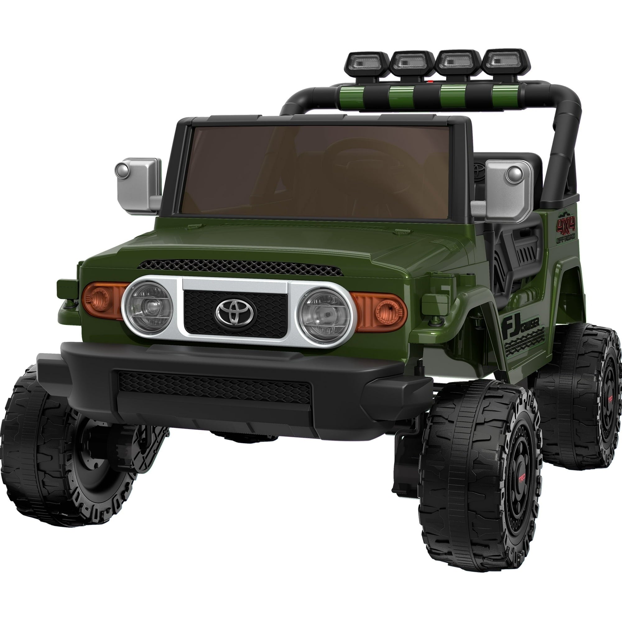 SaveJoy 24V 2 Seater Ride on Toys for Toddlers, TOYOTA FJ