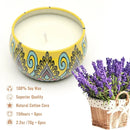 Scented Candles Gift Set, 6 Pack Jar Aromatherapy Candle for Women, Each Candle Burns for 15 h