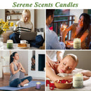 ORFELD Scented Candles Set, 4 Pack 32oz Soy Candles for Home Scented, Gifts for Women Men
