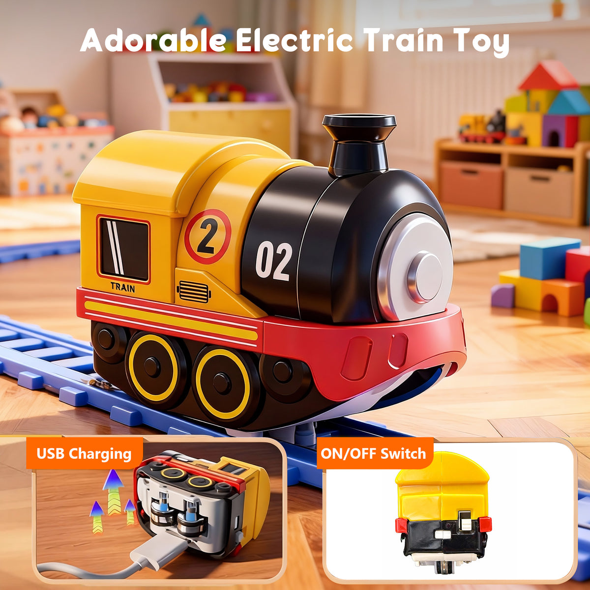 SaveJoy Magnetic Car Toys, 126PCS DIY Race Car Track Building Kit with Electric Train & Traffic Signs,Educational Flexible Tracks Birthday for 3-8