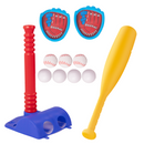 SaveJoy 2-in-1 T-Ball Set and Toss Game for Kids, Toddler Baseball Set for Age 1-3-6 Boys Girls, Outdoor Toys Toss and Catch Ball with 7 Balls