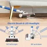 ORFELD Cordless Vacuum Cleaner, 35KPa 45mins Stick Vacuum Lightweight for Hardwood Carpet Pet, V19