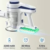 ORFELD Cordless Vacuum Cleaner, 35KPa 45mins Stick Vacuum Lightweight for Hardwood Carpet Pet, V19