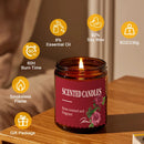 ORFELD Scented Candles Set, 4 Pack 32oz Soy Candles for Home Scented, Gifts for Women Men