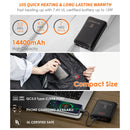 Women's Heated Vest with Battery Pack (Black,XXL)