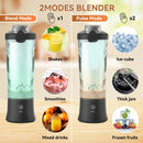 ORFELD Personal Portable Blender, Small Kitchen Appliances Blender Cup for Shakes and Smoothies Rechargeable Shaker Bottle, 20oz