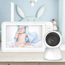 CAUTUM Video Baby Monitor, Indoor Security Camera for Baby Monitor, 720p HD Resolution, Lullaby Player