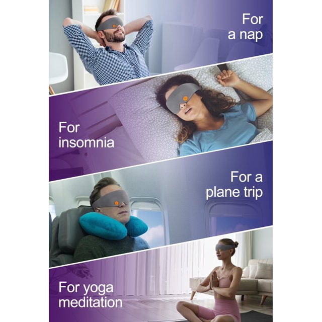 CAUTUM 3D Aroma Sleep Mask, Aromatherapy Ultra Soft 3D Eye Mask