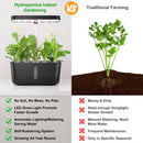 8Pods Hydroponics Growing System Indoor Garden Kit With LED Grow Light and Silent Pump