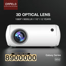 ORFELD Mini Projector, Native 1080P Outdoor Movie Projector, Led HDMI Projector, 9000 Lux x120"