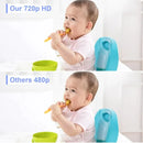 CAUTUM Video Baby Monitor, Indoor Security Camera for Baby Monitor, 720p HD Resolution, Lullaby Player