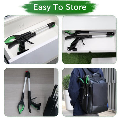 Reacher Grabber Pickup Tool, ORFELD 32" Foldable Arm Extension Grabber with Shoe Horn, Trash Picker, Ideal for the Elderly and Disabled People