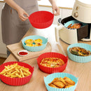 Air Fryer Silicone Pot, CAUTUM 2 Pack Reusable Baking Basket Kitchen Airfryer Liners