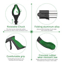 ORFELD Reacher Grabber Tool, 32" Foldable Claw Grabber with Light, Arm Extension