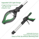 ORFELD Reacher Grabber Tool, 32" Foldable Claw Grabber with Light, Arm Extension