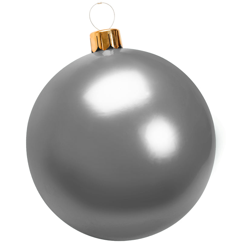 Inflatable Christmas Ornament, 30" PVC Oversize Christmas Balloon Home Yard Decoration Xmas Gift Green